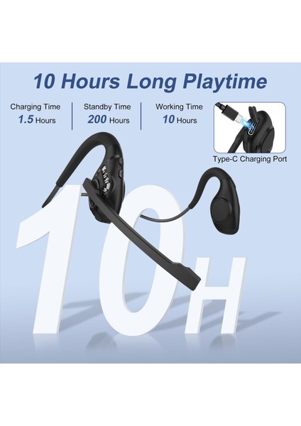 Mikrofonlu Bluetooth Kulaklık, Açık Kulak Kulaklıkları Kablosuz Gürül (Yurt Dışından) fırsatları