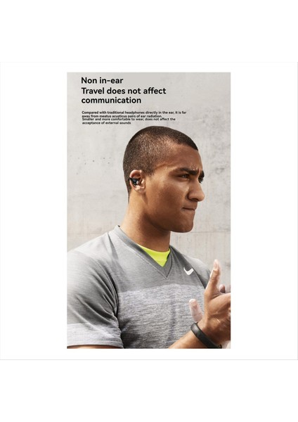 Kablosuz Kulak Klipsi Kemik Iletim Kulaklıkları Bluetooth 5.3 Koşu Bisiklete Bisikletle Kablosuz Kulaklık (Yurt Dışından) modelleri