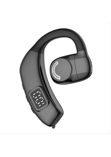 Bluetooth 5.4 LED Dijital Ekranlı Kulaklık Kablosuz Kulaklık Tek Handsfree Hifi Stereo Kulaklık Uzun Bekleme (Yurt Dışından)