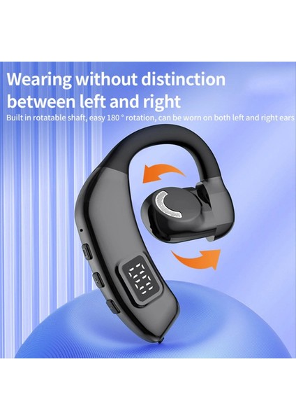 Bluetooth 5.4 LED Dijital Ekranlı Kulaklık Kablosuz Kulaklık Tek Handsfree Hifi Stereo Kulaklık Uzun Bekleme (Yurt Dışından) fırsatları