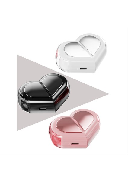 Kablosuz Bluetooth 5.3 Kulaklık Kalp Şeklinde Tws Kalp Şekleli Kulak Içi Kulaklıklar Çift Kulaklık Oyun Kulaklıkları Beyaz (Yurt Dışından) modelleri