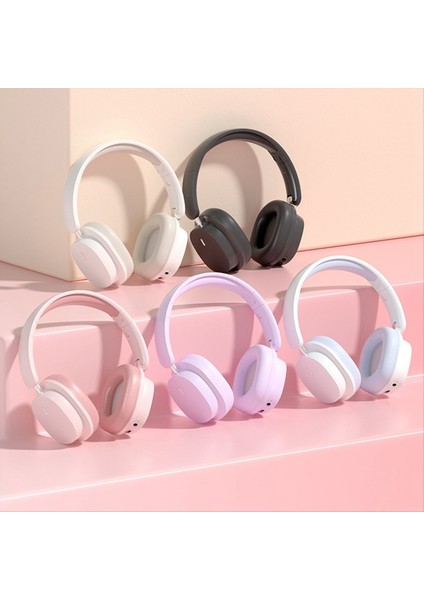 Kulaklıklı Bluetooth Kulaklık Gürültü Azaltma Kablosuz Oyun Kulaklık Uzun Pil Ömrü Cep Telefonu Çok Fonksiyonlu Kulaklık, B (Yurt Dışından)