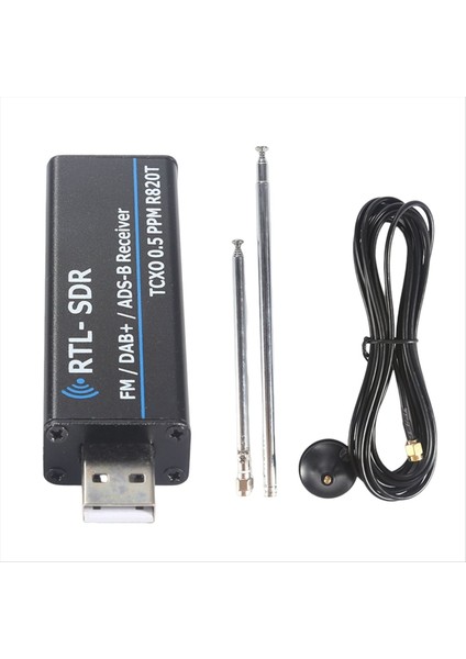 Shortwave Radyo Hava Bant Alıcı Rtl Sdr Alıcı USB Rtl-Sdr Çok Fonksiyonlu Uygun Alıcı (Yurt Dışından)