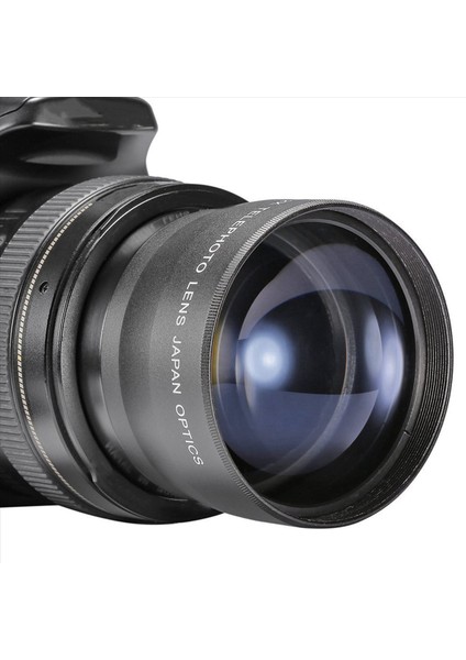 2pcs 58MM 2x Telefoto Lens Canon Nikon Sony Pentax Için Tele Dönüştürücü 18-55MM (Yurt Dışından) modelleri
