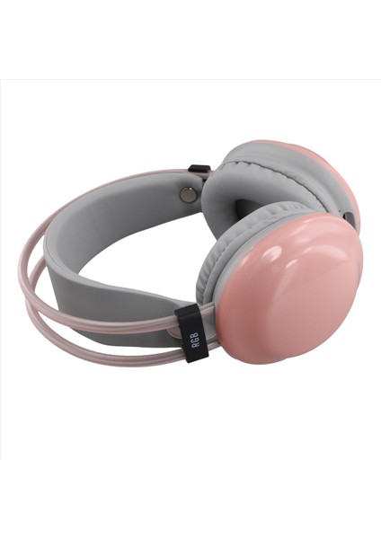 Rgb Oyun Kulaklıkları Bluetooth Kablosuz Kulaklık E-Sporları Oyun Kulaklık Dinamik Lighting Lighting Computer Kulaklık Pembe (Yurt Dışından) modelleri