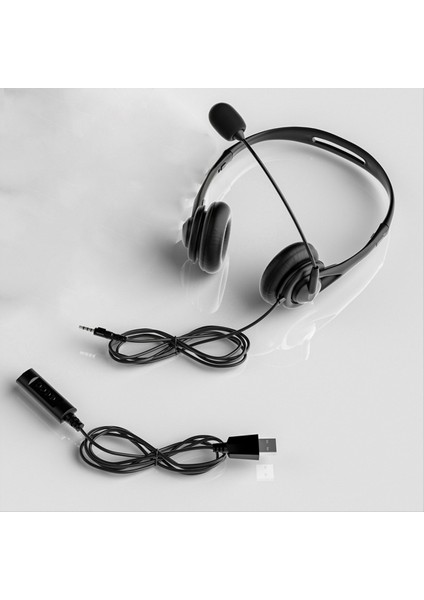 Çevrimiçi Konferans Online Sınıfları Için Hacim Kontrollü Mikrofonlu USB Kulaklık, Oyunlar Bilgisayar Kulaklığı (Yurt Dışından) fırsatları