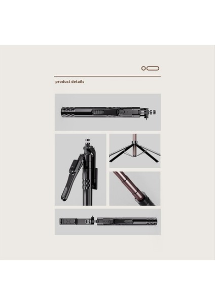 185CM Bluetooth Selfie Stick Alüminyum Alaşım Stand El Taşınır Standı Katlanabilir Monopod Cep Telefonu Için Canlı (Yurt Dışından) indirimleri