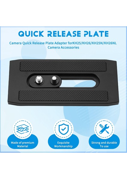 Hızlı Bırakma Plakası Kamera Benro KH25/KH26/KH25N/KH26NL Kamera Aksesuarları Için Hızlı Bırakma Plakası Adaptörü (Yurt Dışından) indirimleri