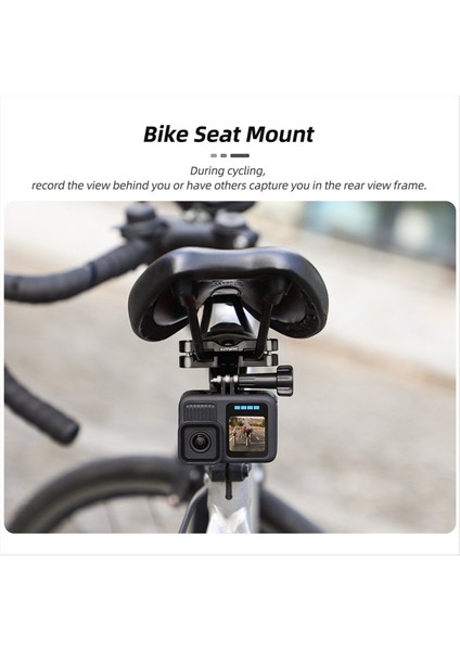 Aksiyon Için Sunnylife Bisiklet Koltuk Braketi 5PRO/INSTA360 X4/GOPRO13 Aksiyon Kamera Bisiklet Koltuk Ray Montajı Siyah (Yurt Dışından) fırsatları