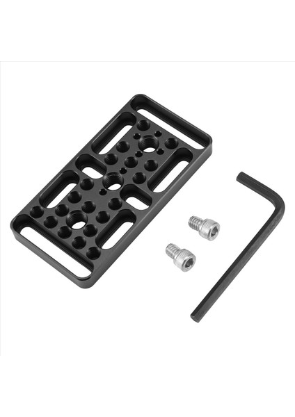 Hızlı Bırakma Plakası Çok Fonksiyonlu Genişleyen Soğuk Ayakkabı Peyniri Plaka Çift Delik Tüp Kelepçesi Tripod Adaptör Plakası (Yurt Dışından) fiyatları