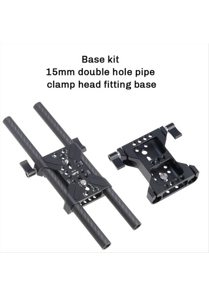 Jlwin Hızlı Serbest Bırakma Plakaları Için Evrensel 15MM Twin Delik Kelepçe Kafa Aksesuar Plakası Twin Tüp Taban Kiti Fotoğraf Aksesuarları (Yurt Dışından) fırsatları