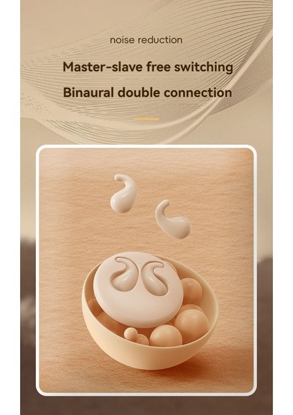 Mini Uyku Kulaklık Bluetooth 5.3 Kablosuz Görünmez Kulaklıklar Su Geçirmez Gürültü Azaltma Kulaklıkları Evrensel Siyah (Yurt Dışından) indirimleri