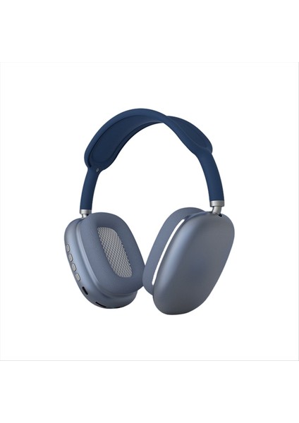 P9 Bluetooth Kulaklık Kafa Bandı Cep Telefonu Kablosuz Kulaklık Kulaklık Öğrencileri Çok Işlevli Pratik Kulaklık, Mavi (Yurt Dışından)