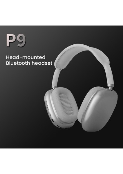P9 Bluetooth Kulaklık Kafa Bandı Cep Telefonu Kablosuz Kulaklık Kulaklık Öğrencileri Çok Işlevli Pratik Kulaklık, Mavi (Yurt Dışından) fırsatları