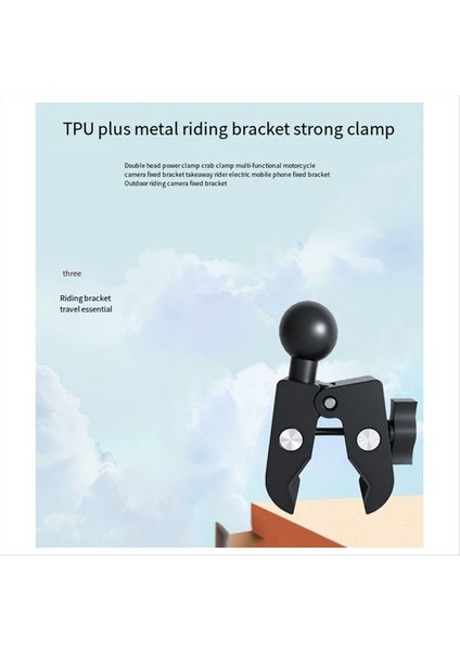 Bilyalı Kafası Kuvvetli Bir Şekilde Kelepçe Bisiklet Braketi Yengeç Kelepçesi Motosiklet Kolu Kelepçeler Eylem Kamera Aksesuarları (Yurt Dışından) fiyatları