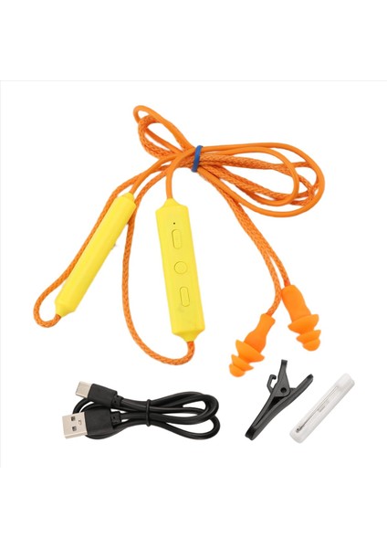 Kulak Tapaları Iş, Gürültü Bastırma, Işitme Koruması, Şantiyeler, Gürültülü Yerler Turuncu (Yurt Dışından)