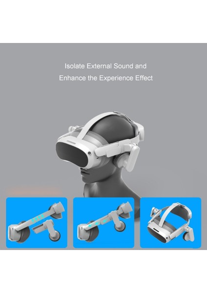 Pıco 4 Kulaklık Için Hafif Kulak Muffs Geliştirilmiş Kulaklık Ses Sesi Ses Azaltma Kulak Muff Panel Ses Konsantrasyonu (Yurt Dışından) modelleri