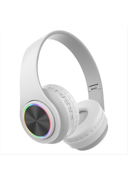 Bluetooth Kulaklıklar, Akıllı Kablosuz Bluetooth Kulaklık Hifi Stereo Katlanabilir Kulaklık Ev Ofis Beyaz (Yurt Dışından)