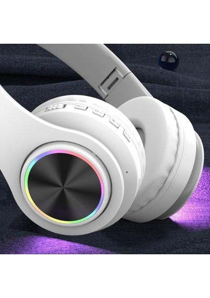 Bluetooth Kulaklıklar, Akıllı Kablosuz Bluetooth Kulaklık Hifi Stereo Katlanabilir Kulaklık Ev Ofis Beyaz (Yurt Dışından) fiyatları