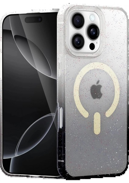 Apple iPhone 16 Pro Max Pummel Shiny Magsafe Kapak - Siyah