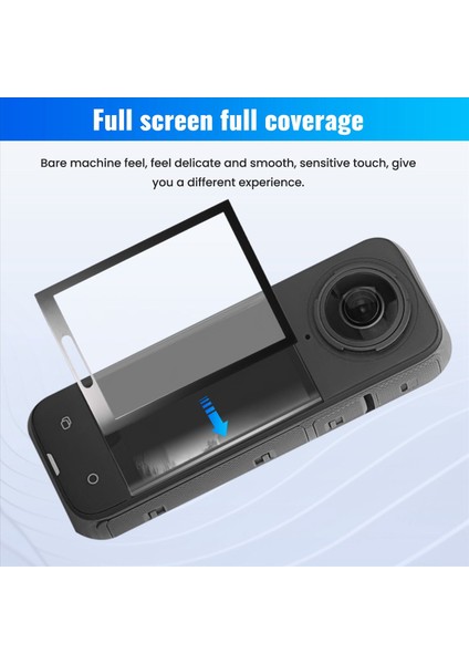 INSTA360 X4 Için 2pcs Ekran Koruyucu Film Temperli Cam Ekran Filmi Ultra Hd Scratch&#39 A Dayanıklı Parçalanma Karşıtı (Yurt Dışından) fırsatları