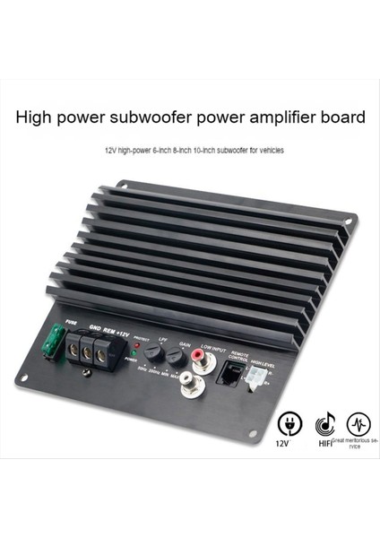 Araba Audio 12V Tek Kanallı Bas Amplifikatör Yüksek Güçlü Araç Amplifikatörü Dijital Amplifikatör Kartı (Yurt Dışından) indirimleri