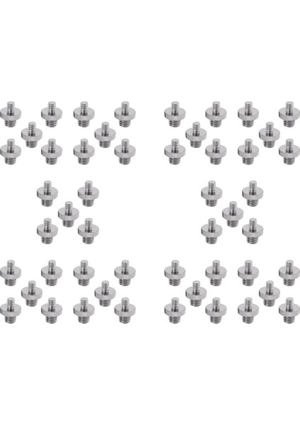 50 Adet 1/4 Inç Erkek Ila 1/4 Inç Erkek Metal Dişli Vida Adaptörü Tripod Vidalı Vidalı Vidalı Vidalı Vidalı Tripod (Yurt Dışından)