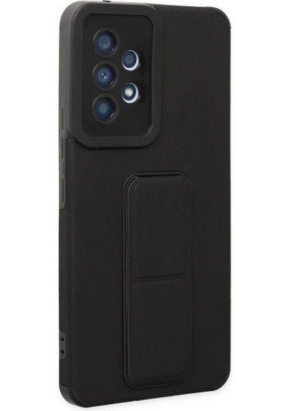 Samsung Galaxy A53 5g Kılıf Mega Standlı Silikon - Siyah fiyatları