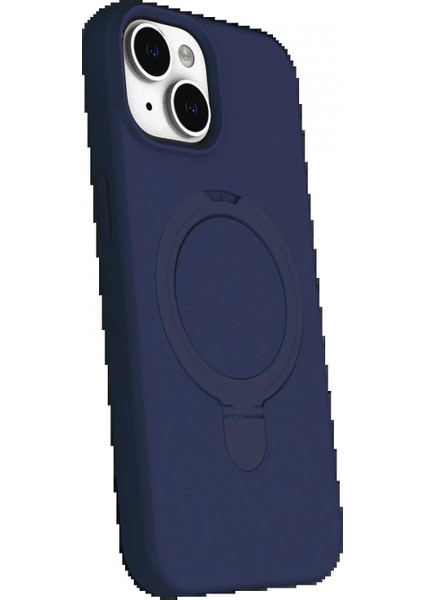 Apple iPhone 15 Regal Magsafe Standlı Kapak - Lacivert fiyatları
