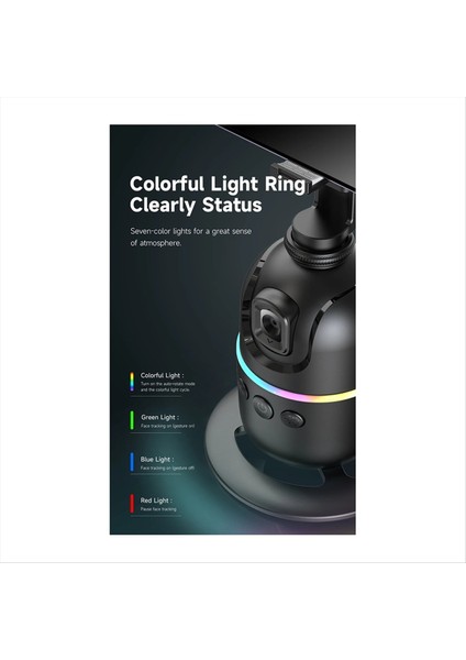 P03 Aı Akıllı Telefon/kamera Için Gimbal Sabitleyici Izleme Masaüstü Cep Telefonu Tutucu 360 Rotasyon Gimbal Follow Odak (Yurt Dışından) fiyatları