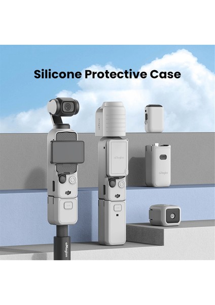 Djı Osmo Cep 3 Için Silikon Kapak 3 Çizgiye Karşı Çizgiye Karşı Gimbal Kamera Tutamak Yumuşak Lens Koruyucu Kılıf Mavi Standart (Yurt Dışından)