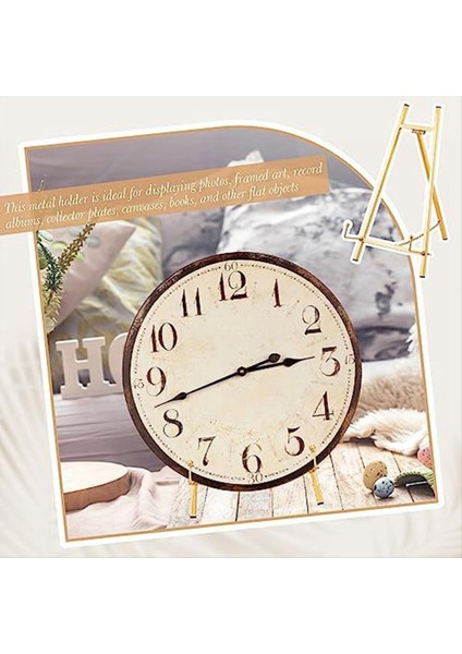 Modern Metal Tripod Plaka Stand Masa Üstü Şövalye Sanat Tutucu Düğün Ekran Resim Tabağı Tabağı Kitap Fotoğraf (Yurt Dışından) fırsatları