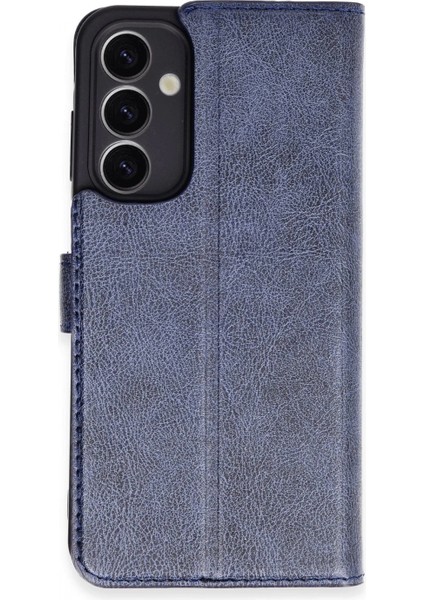 Samsung Galaxy A25 5g Kılıf Trend S Plus Kapaklı Kılıf - Lacivert