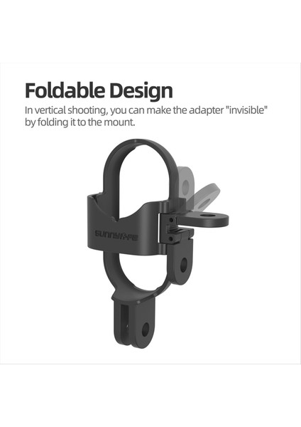 INSTA360 Için Sunnylife Go 3s Katlanabilir Adaptör Koruyucu Çerçeve Montaj INSTA360 Için Dikey-Horizontal Atış (Yurt Dışından) modelleri