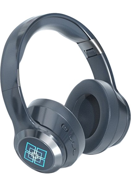 Kablosuz Bluetooth V5.2 Kulaklıklar Enc Gürültü Engelleme Kulaklıkları Katlanabilir Ayarlanabilir Genç Kulaklıklar Derin Uzay Gri (Yurt Dışından)