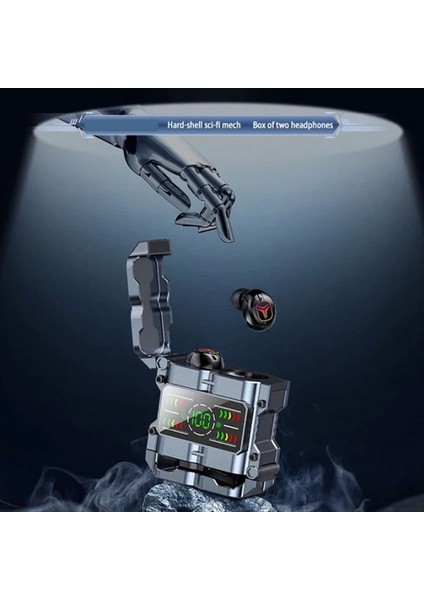 M60 Mecha Tws Kablosuz Bluetooth Kulaklıklar Dokunma Gürültü Engelleme Kulaklıkları Hd Stereo Spor Su Geçirmez Oyun Kulaklıkları (Yurt Dışından) modelleri