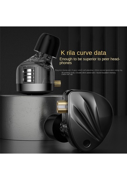 Kz Krila Yeni Kulak Içi Hıfı Kulaklıklar Elektrostatik Hibrit Teknolojisi Kablolu Kulaklıklar Ayarlanabilir Kulaklıklar Canlı Kulaklıklar A (Yurt Dışından) modelleri