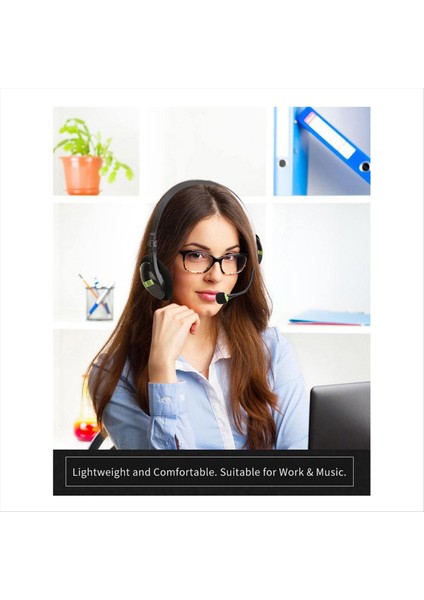 USB Bilgisayar Kulaklık Işletmecisi Özel Kulaklık Kablolu Kulaklıklı Kulaklık Sıralı Kontrol Kulaklığı Typec Adaptörlü (Yurt Dışından) indirimleri