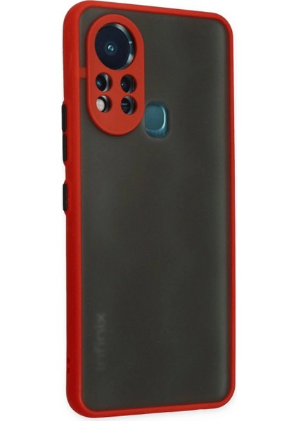 Infinix Hot 11S Kılıf Montreal Silikon Kapak - Kırmızı fiyatları