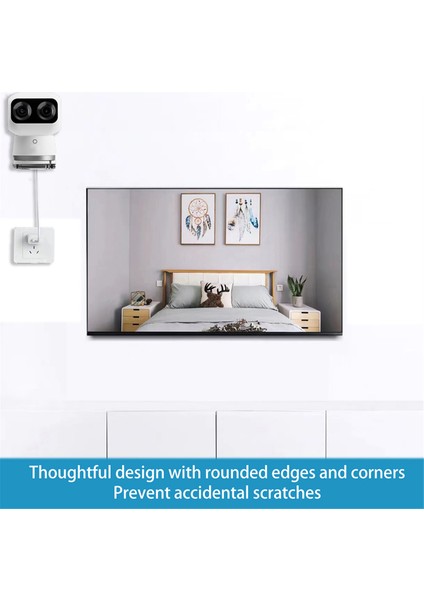 Eufy S350 Gözetim Kamera Braketi Kamera Duvar Montaj Tabanı Kamera Duvar Montajı Tutucu Için Akrilik Braket (Yurt Dışından)