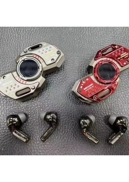 Yeni F8 Mecha Kulaklıklar Kablosuz Blutooth Kulaklık Stereo Kulaklık LED Işık Hıfı Müzik ve Sport Tws5.3 B Için (Yurt Dışından) modelleri