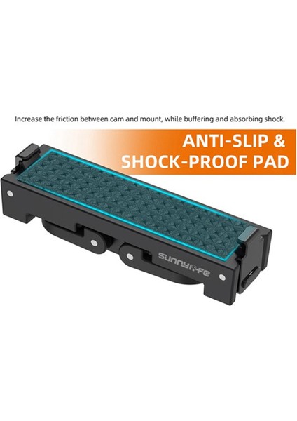 INSTA360GO3 Için Sunnylife Go 3s Hızlı Serbest Bırakma Aksesuar Adaptör Başparmak Kamera Hızlı Bırakma Plakası Genişletme Plakası (Yurt Dışından)