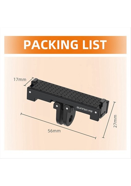 INSTA360GO3 Için Sunnylife Go 3s Hızlı Serbest Bırakma Aksesuar Adaptör Başparmak Kamera Hızlı Bırakma Plakası Genişletme Plakası (Yurt Dışından) modelleri