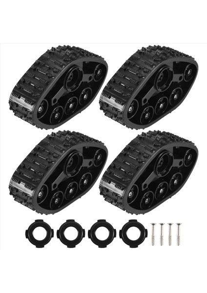 4pcs Yükseltme Track Wheels 1/16 Wpl B14 B24 C14 C24 Kamyon Rc Araç Aksesuarları Yükseltme Yedek Parçaları Rc Araç Parçaları (Yurt Dışından) fiyatları