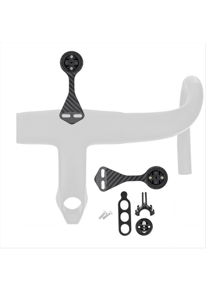 F12 F Için Gidon Bisiklet Karbon Girdolu Karbon Bilgisayar Montajı Garmin Cateye Igpsport Blackbird Gopro (Yurt Dışından) fırsatları