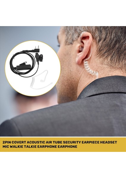 Fbı 2pin Gizli Akustik Hava Tüpü Güvenlik Kulaklık Kulaklığı Mikrofonu Mikroe Walkie Kenwood Baofeng Radyo Için Kulaklık Kulaklık (Yurt Dışından) fırsatları
