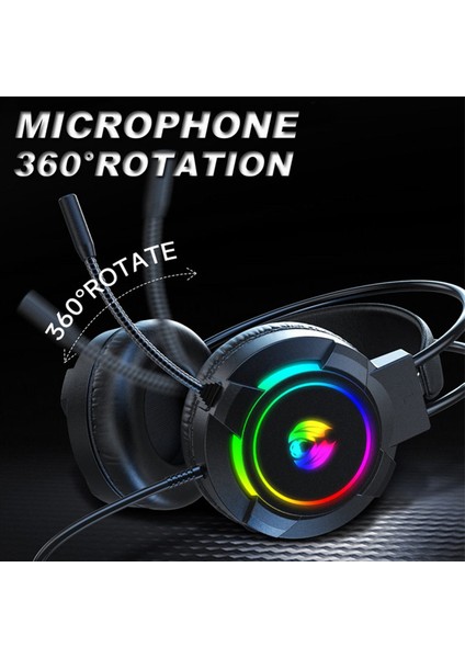 Oyun Kulaklık 7.1 Stereo Surround Bas Set Seti Bilgisayar Oyun Konsolu Mikrofon Rgb Kulaklık Seti (Yurt Dışından) modelleri