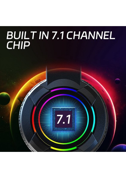 Oyun Kulaklık 7.1 Stereo Surround Bas Set Seti Bilgisayar Oyun Konsolu Mikrofon Rgb Kulaklık Seti (Yurt Dışından) fırsatları