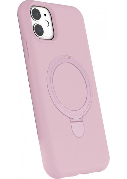 Apple iPhone 11 Regal Magsafe Standlı Kapak - Açık Pembe fiyatları