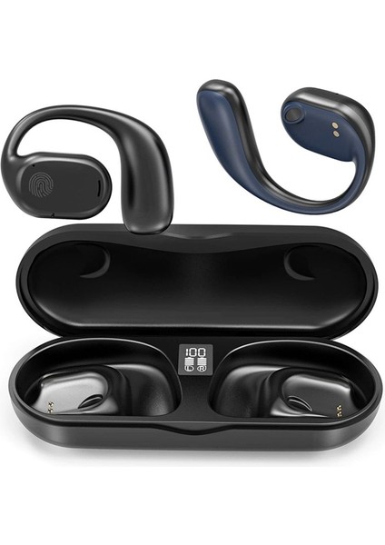 Açık Kulak Kulaklıkları, Bluetooth 5.3 Kablosuz Kulaklıklar Gerçek Kablosuz Açık Kulak Kulaklıkları Earhooks Spor Kulaklıkları (Yurt Dışından)